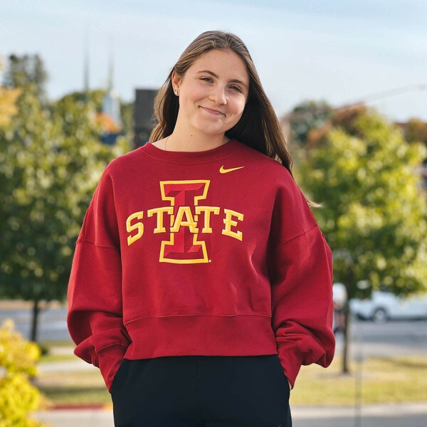 Nike® Women's I-State Fanwear Cardinal Crewneck (was $75.00)